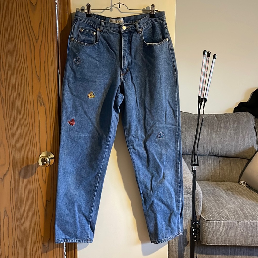 Vintage Repair by New Clothing Company High Waisted Mom Jeans - Size 13/14